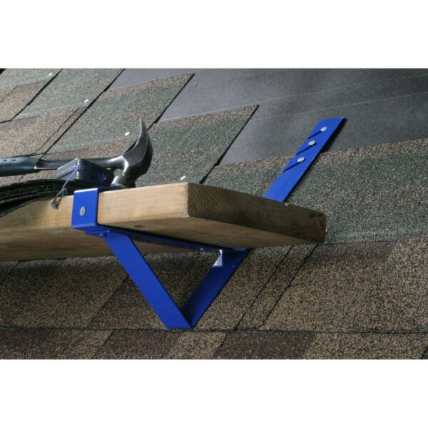 Werner FRB4510-10 Fixed Roof Bracket, 45? for 12/12 Pitch, Powder-Coated Steel product image