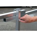 Werner SGR-09 Guardrail 108 in x 1.5 in Square, Aluminum product image