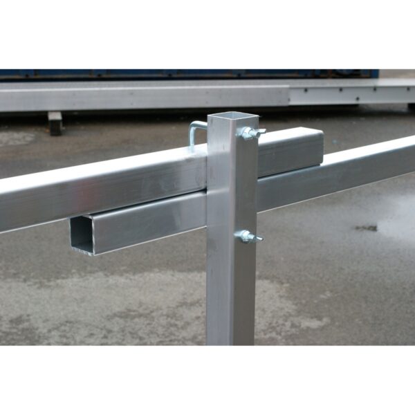 Werner SGR-09 Guardrail 108 in x 1.5 in Square, Aluminum product image