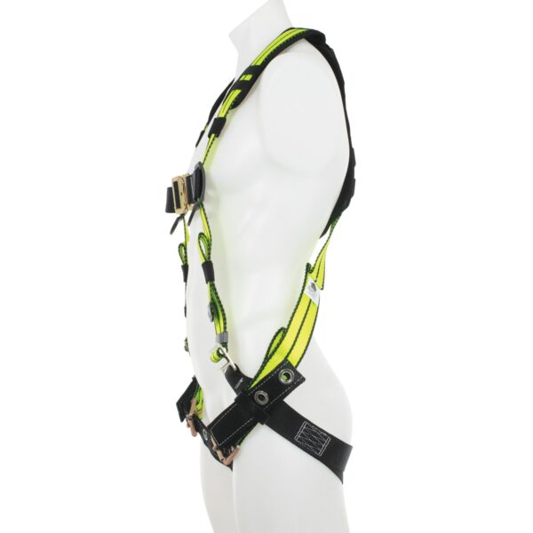 Werner H112004XHV Hi-Viz Standard Harness, XL, Back D-Ring, Quick-Connect Chest, Tongue-Buckle Legs product image