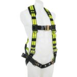 Werner H112004XHV Hi-Viz Standard Harness, XL, Back D-Ring, Quick-Connect Chest, Tongue-Buckle Legs product image