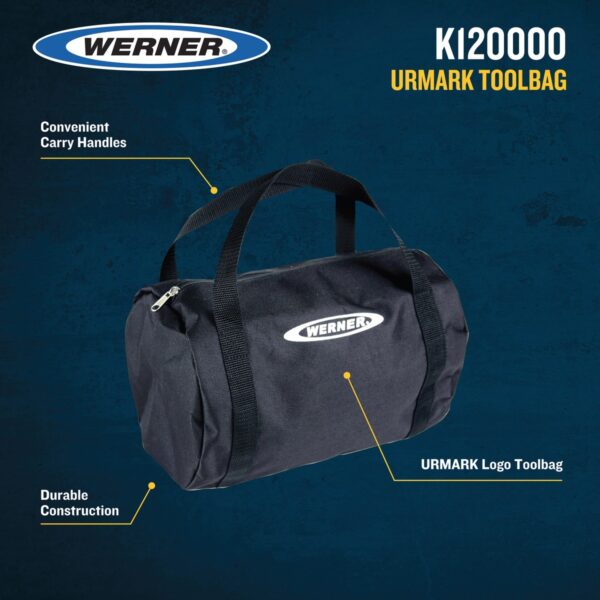 Werner K120000 Small Duffel Bag, 12 in x 8 in, Black product image