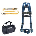 Werner K121013 Aerial Kit with BaseWear Standard Harness and 6 ft DeCoil Lanyard, Toolbag product image