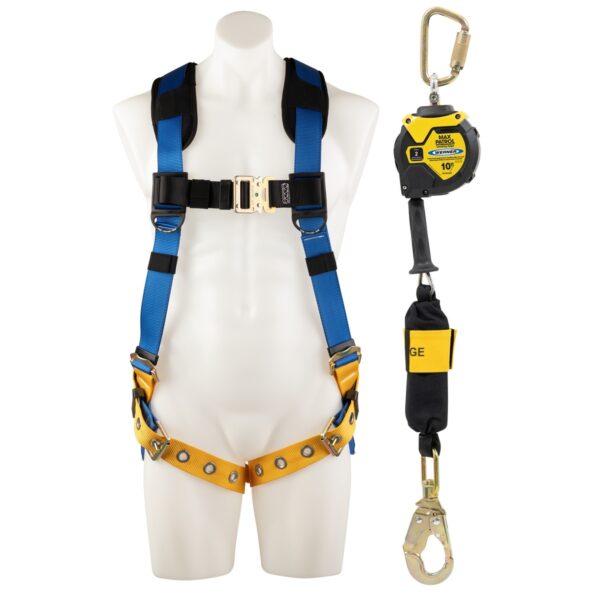 Werner K134010XL Mobile Elevated Work Platform Kit, XL, Includes H312004XQP Harness and R410010LE 10 ft SRL product image