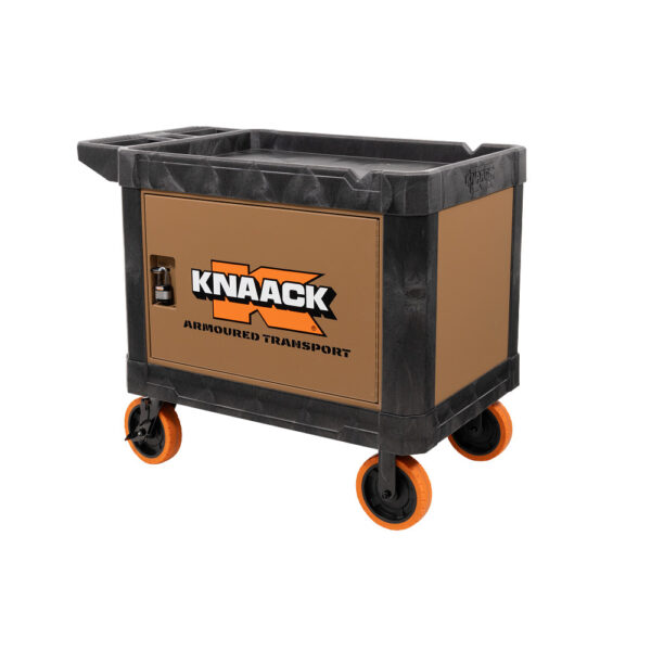 KNAACK KAT-01 ARMOURED TRANSPORT Mobile Work Station, Tan, 8 in Wheels, 750 lb Load Rating product image