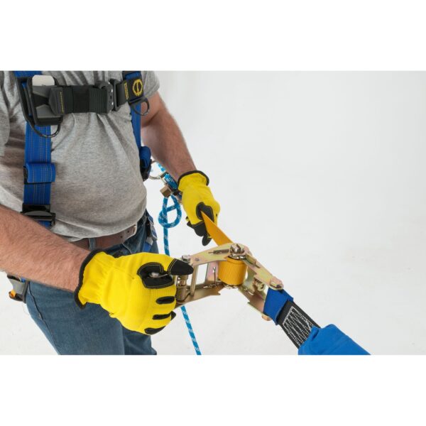 Werner L100030 30ft 2-Man Rope Horizontal Lifeline System, Cross-Arm Strap, Rope Tensioner product image