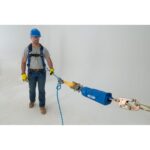 Werner L100030 30ft 2-Man Rope Horizontal Lifeline System, Cross-Arm Strap, Rope Tensioner product image