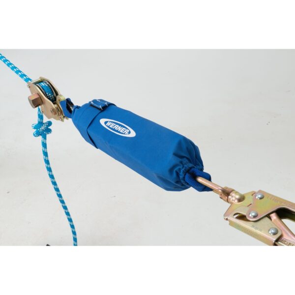 Werner L100060 60ft 2-Man Rope Horizontal Lifeline System, Cross-Arm Strap, Rope Tensioner product image