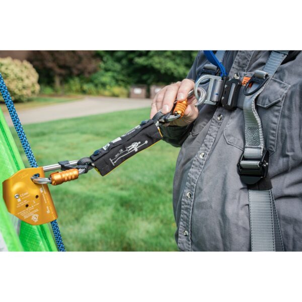 Werner L210240P-1 Petzl ASAP Absorber with Rope, Black/Blue, 1 in x 1 in x 0.5 in, 4.5 lb product image