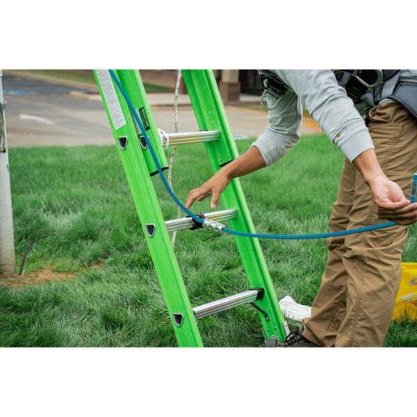 Werner L210240P-3 Utility Lifeline Rope, 40 ft x 11 mm, Static Kernmantle Polyester product image