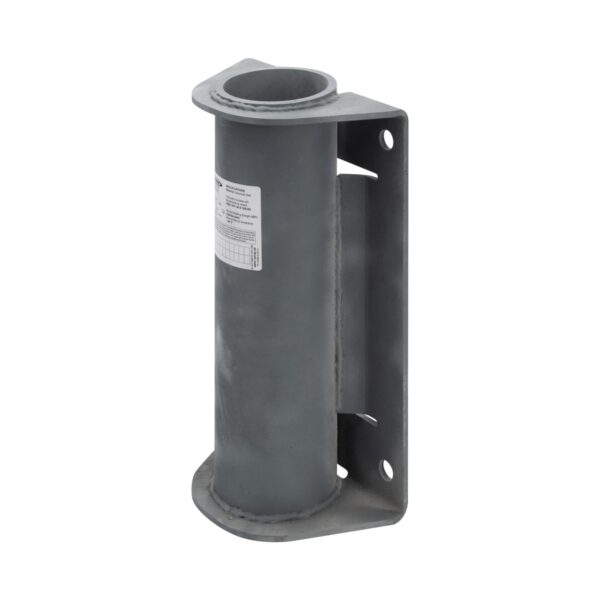 Werner L400005 Vertical Stanchion Base, Galvanized Steel, 16.25 in L x 9.5 in W x 5.75 in H, 32 lb product image