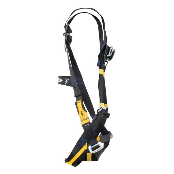 Werner H925802 LITEFIT Arc Flash Construction Harness, Back and Front D-Rings, Pass Thru Legs, M/L product image