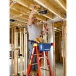 Werner AC50-JB-3 Lock-In Job Bucket, Blue, 15 in L x 10 in W x 8.6 in H, 25 lb Capacity product image