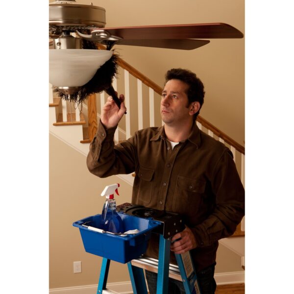 Werner AC52-UB Lock-In Utility Bucket, 13.13 x 10.31 x 10 in, Blue, 25 lb Capacity product image