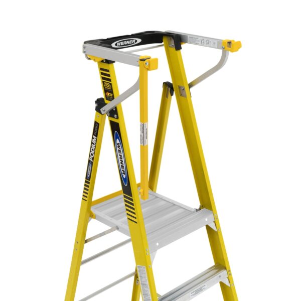 Werner AC63 Podium Gate Step Ladder Accessory, Yellow, 28 in Length product image