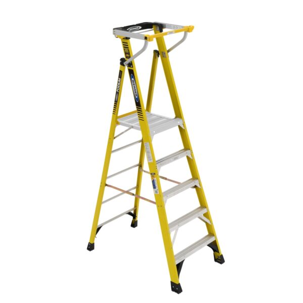 Werner AC63 Podium Gate Step Ladder Accessory, Yellow, 28 in Length product image