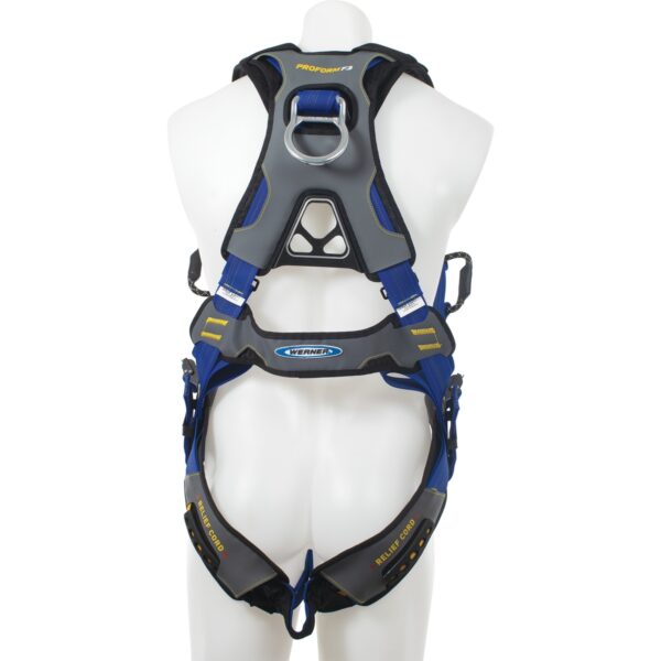 Werner H022001 ProForm F3 Climbing Harness, Tongue Buckle Legs, Size S, Black/Blue product image