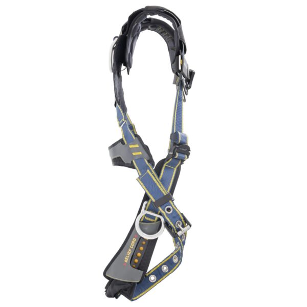 Werner H032002 ProForm F3 Positioning Harness, Tongue Buckle Legs, M/L, Black/Blue product image