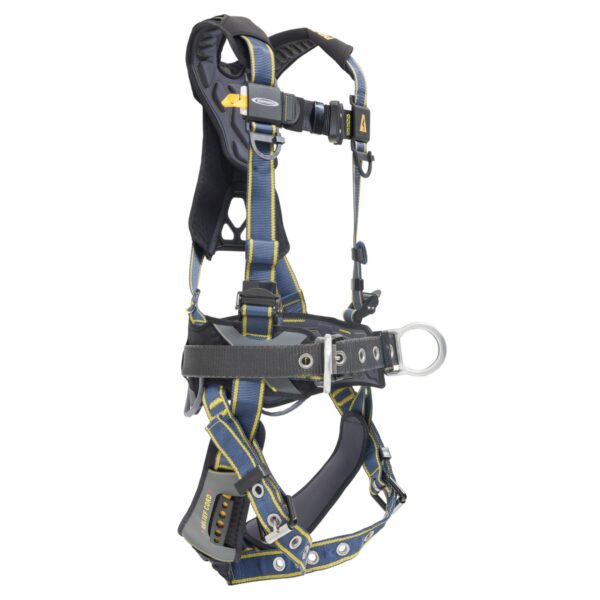 Werner H032104 ProForm F3 Construction Harness, Tongue Buckle Legs, XL, Black/Blue product image