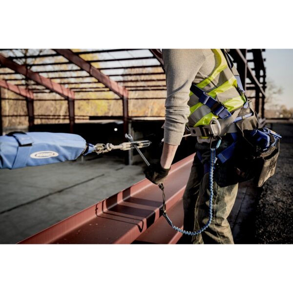 Werner H033102 ProForm F3 Construction Harness, Quick Connect Legs, M/L, Black/Blue product image