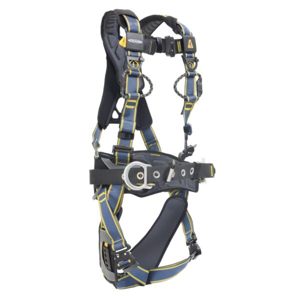 Werner H063104 ProForm F3 Climbing/Construction Harness, Quick Connect Legs, XL, Black/Blue product image