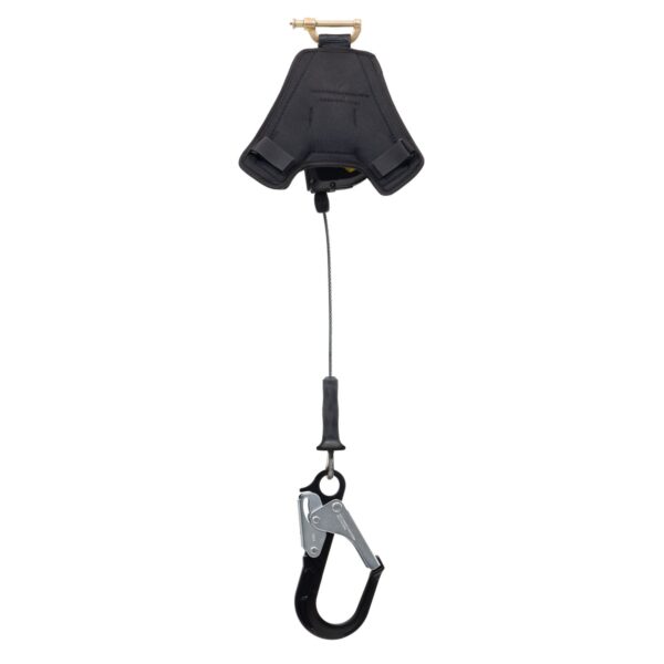 Werner R410008LE-R Bantam 8 ft Leading Edge Self-Retracting Lifeline with Aluminum Rebar Hook product image