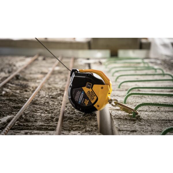 Werner R410010LE Max Patrol Self-Retracting Lifeline, 10 ft, Leading Edge, Galvanized Steel Cable product image