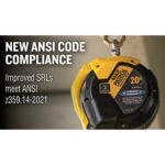 Werner R410030LE Max Patrol Self-Retracting Lifeline, Class 2 Leading Edge, 30 ft Galvanized Steel Cable product image