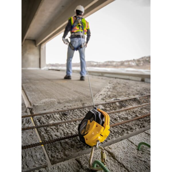 Werner R410030LE Max Patrol Self-Retracting Lifeline, Class 2 Leading Edge, 30 ft Galvanized Steel Cable product image