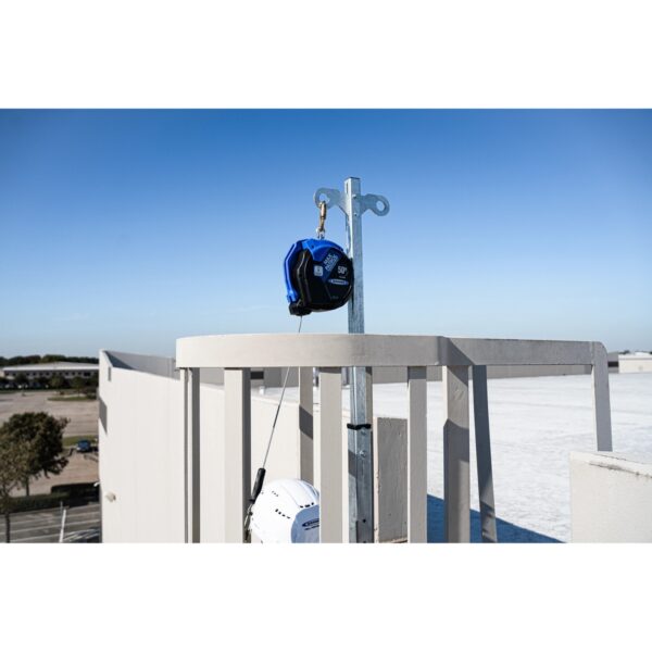 Werner R410050 Max Patrol Self-Retracting Lifeline, 50 ft Galvanized Steel Cable, Matte Black product image