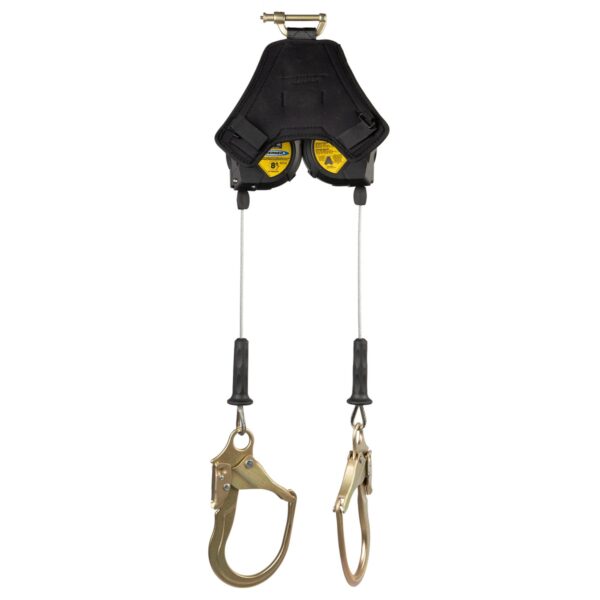 Werner R413008LE-SR Bantam TwinLeg Leading Edge Self-Retracting Lifeline, 8 ft, Steel Form Hook product image