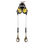 Werner R413008LE Bantam TwinLeg Leading Edge Self-Retracting Lifeline, 8 ft, Matte Black product image