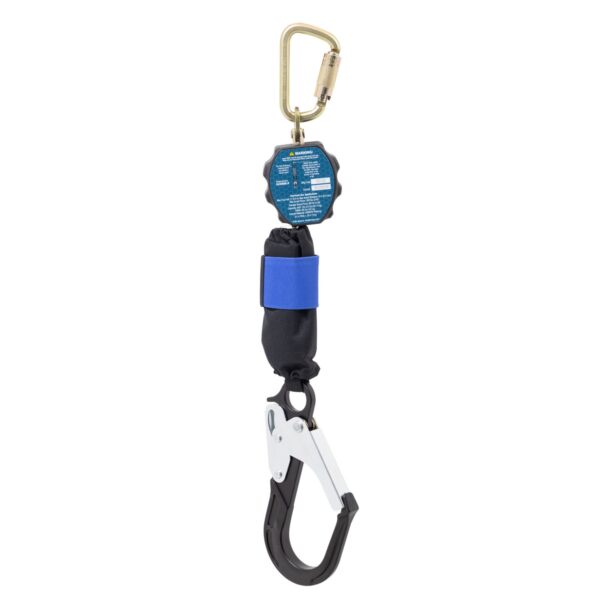 Werner R430006-R Bantam Self-Retracting Lifeline, 6 ft UHMWPE Web, Aluminum Rebar Hook product image