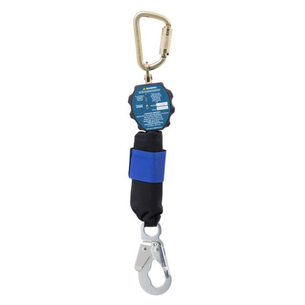 Werner R430006 Bantam Self-Retracting Lifeline, 6 ft UHMWPE Web, Steel Snap Hook product image