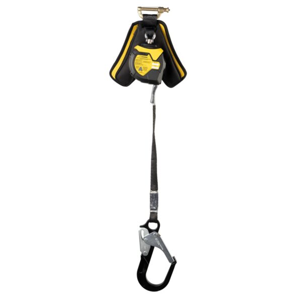 Werner R430006LE-R Bantam Web Self-Retracting Lifeline, 6 ft, Aluminum Rebar Hook, Leading Edge product image