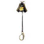 Werner R430006LE-SF Bantam Web Self-Retracting Lifeline, 6 ft, Steel Form Hook, Leading Edge, Matte Black product image