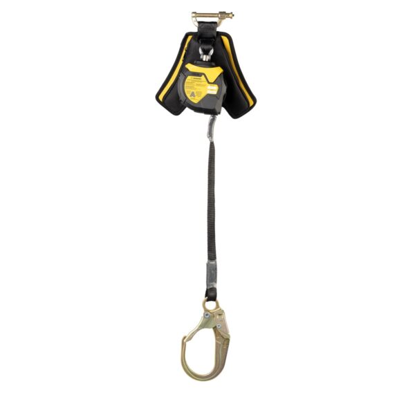 Werner R430006LE-SF Bantam Web Self-Retracting Lifeline, 6 ft, Steel Form Hook, Leading Edge, Matte Black product image