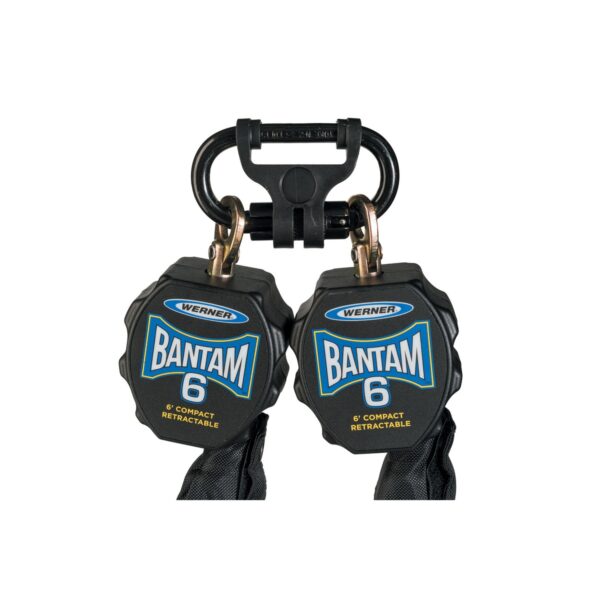 Werner R431006 Bantam TwinLeg Web Self-Retracting Lifeline, 6 ft, Class 1 product image