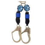 Werner R433006-SR Bantam TwinLeg Self-Retracting Lifeline, 6 ft UHMWPE Web, Steel Form Hooks product image