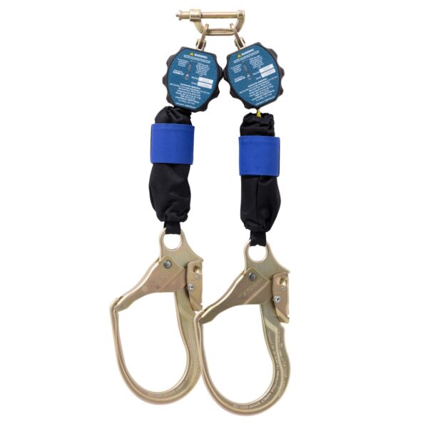 Werner R433006-SR Bantam TwinLeg Self-Retracting Lifeline, 6 ft UHMWPE Web, Steel Form Hooks product image