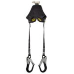 Werner R433006LE-R Bantam TwinLeg Self-Retracting Lifeline, 6 ft, Leading Edge, Aluminum Rebar Hook product image