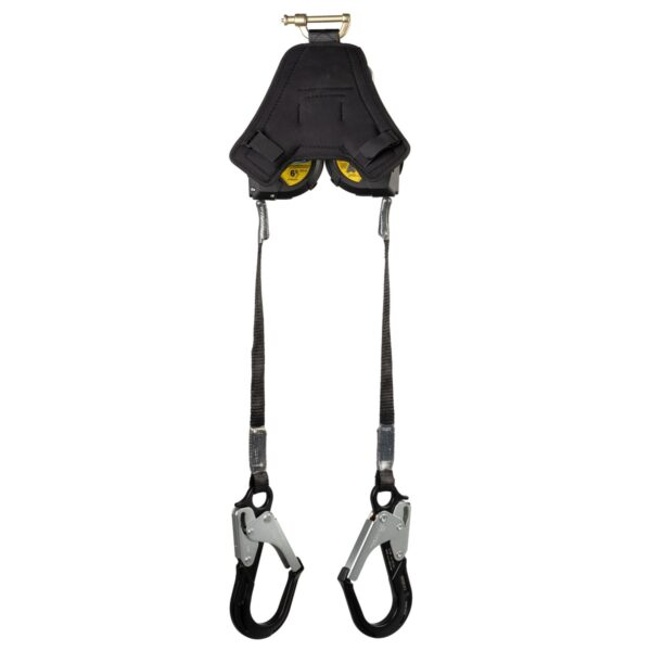 Werner R433006LE-R Bantam TwinLeg Self-Retracting Lifeline, 6 ft, Leading Edge, Aluminum Rebar Hook product image