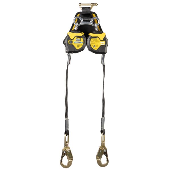 Werner R433006LE Bantam TwinLeg Web Self-Retracting Lifeline, 6 ft, Leading Edge, Matte Black product image