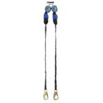 Werner R434006TB Bantam TwinLeg Tie-Back Web Self-Retracting Lifeline, 9 ft, Steel Tie-Back Snap Hook product image