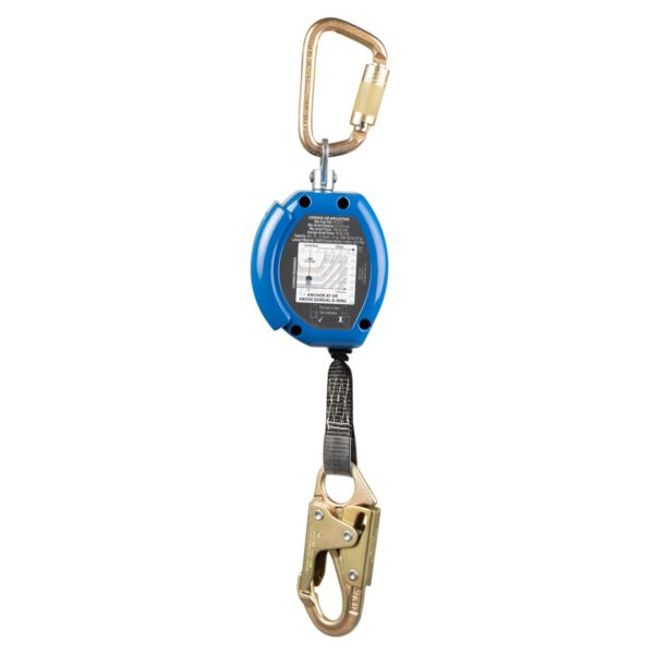 Werner R530011 11ft Baseline Web Self-Retracting Lifeline, Aluminum Housing, Black product image