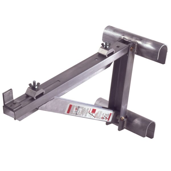 Werner AC10-14-02 Rung Short Body Ladder Jack, Aluminum, 22.56 in L x 4.56 in W x 12.96 in H product image