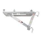 Werner AC10-14-02 Rung Short Body Ladder Jack, Aluminum, 22.56 in L x 4.56 in W x 12.96 in H product image