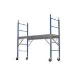 Werner NSRS-72 Steel 6ft Baker Rolling Scaffold, 1000 lb Load Capacity, Adjustable Platform product image