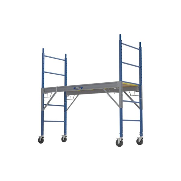 Werner NSRS-72 Steel 6ft Baker Rolling Scaffold, 1000 lb Load Capacity, Adjustable Platform product image