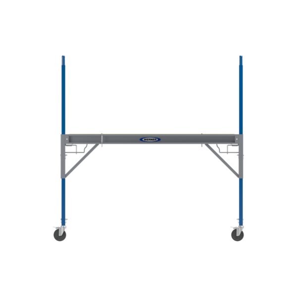 Werner NSRS-72 Steel 6ft Baker Rolling Scaffold, 1000 lb Load Capacity, Adjustable Platform product image